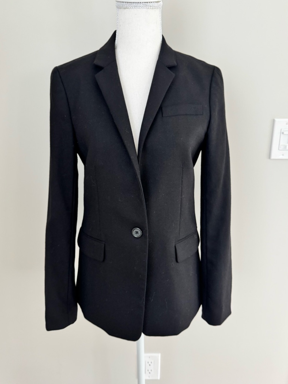 J Crew Regent Blazer Sz 4 Black - Picture 5 of 14